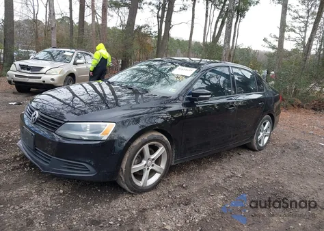 2012 Volkswagen Jetta 2.5L Se из США, поврежденный, VIN 3VWDX7AJXCM314217